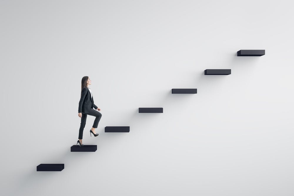 Women on carrer ladder